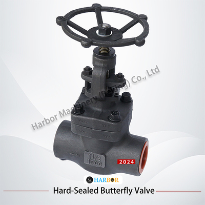 DN15-DN50 고온 탄소 강철 단단한 밀폐 스레드 된 수동 구구 밸브 Z/J61/11H-800LB