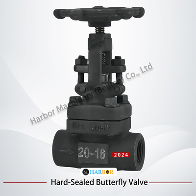 DN15-DN50 고온 탄소 강철 단단한 밀폐 스레드 된 수동 구구 밸브 Z/J61/11H-800LB