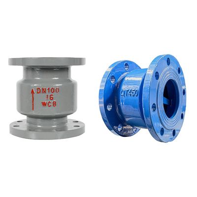 H42H-16/25C OEM 지원과 함께 주사철 수직 단방향 플랜지 체크 밸브