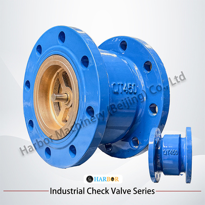 H42H-16/25C OEM 지원과 함께 주사철 수직 단방향 플랜지 체크 밸브