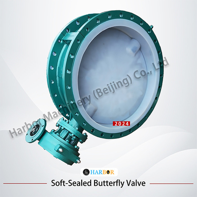 철강 터빈 완전히 PTFE 가루 플랜지 버터플라이 밸브 D341F46-16C 산업용